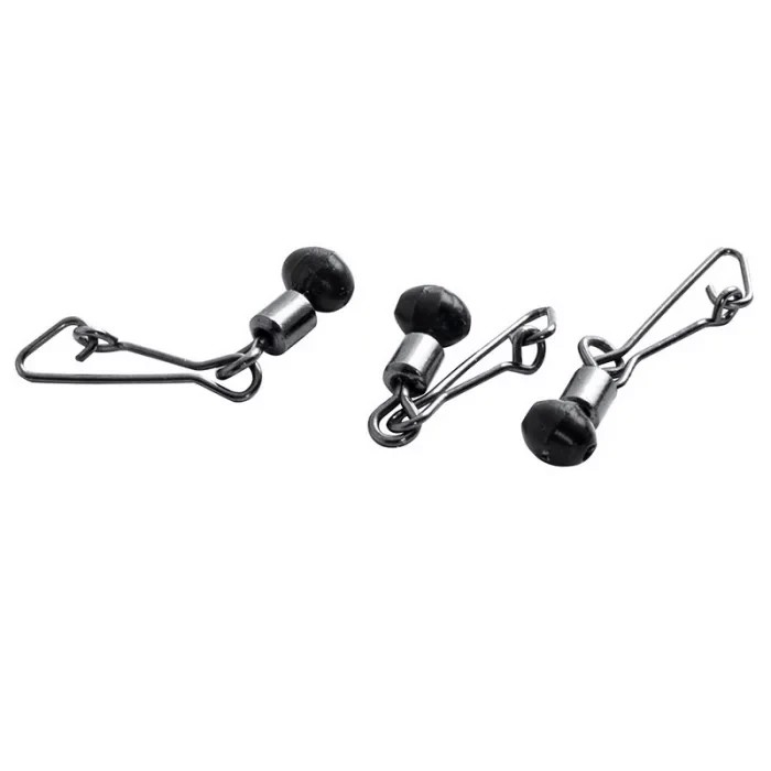 Вертлюг з кулькою та карабіном Matrix X-Strong Feeder Bead Snap Links Size 10