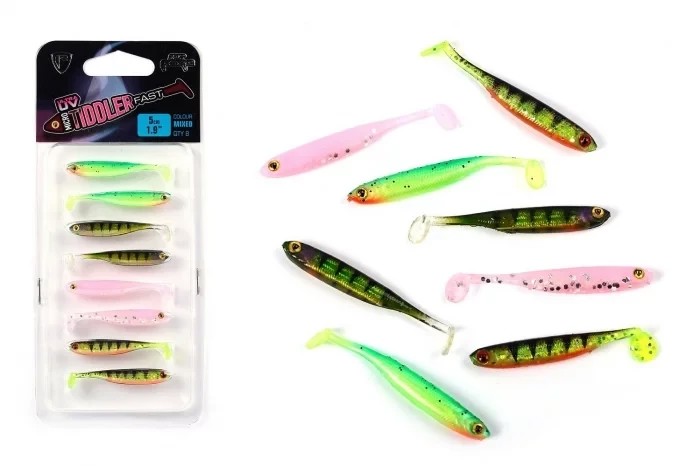 Штучна приманка Fox Rage Ultra UV Micro Tiddler Fast Lures 5cm x 8