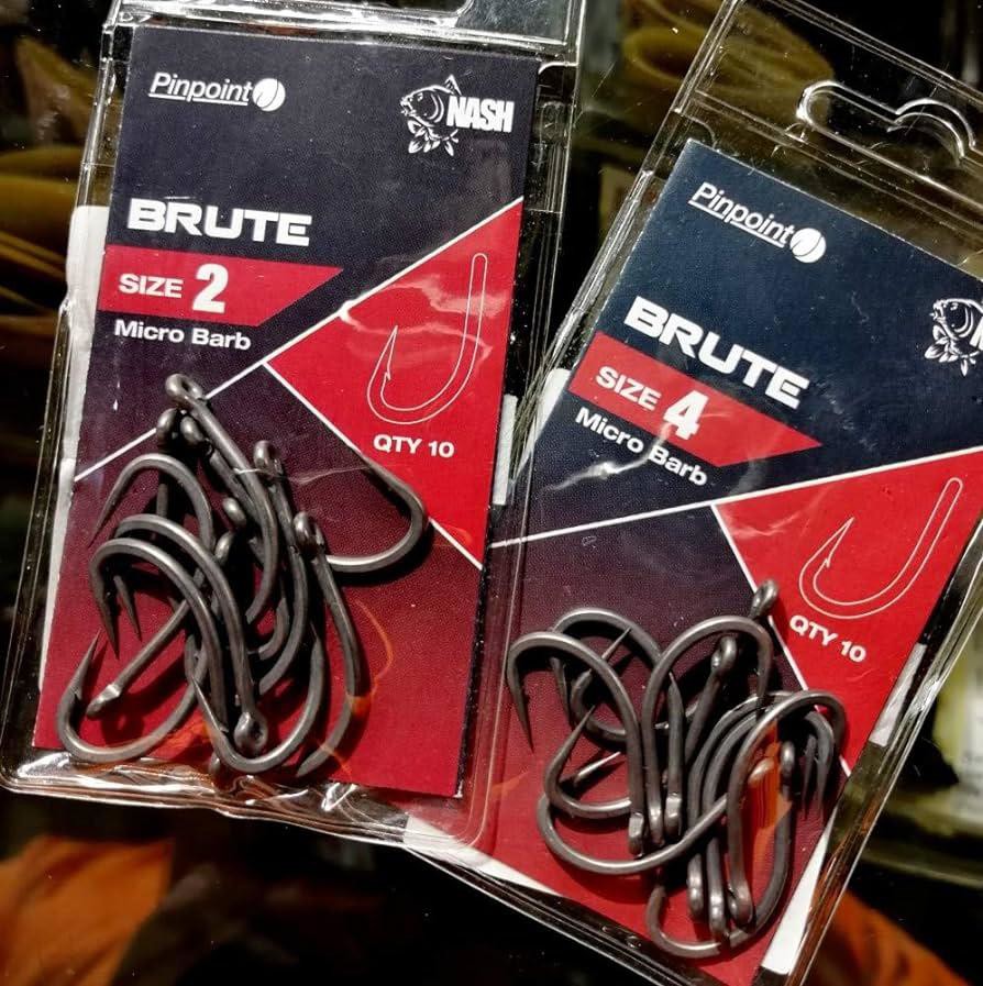 Гачки коропові Nash Pinpoint Brute Hooks Micro Barbed