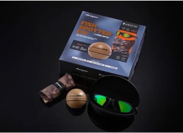 Ехолот Deeper CHIRP+2 + Westin Sunglasses + Deeper Neck Gaiter