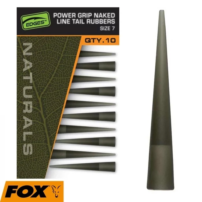 Пильовик для безпечної кліпси Fox Egdes Naturals Naked Line Tail Rubbers Size 7