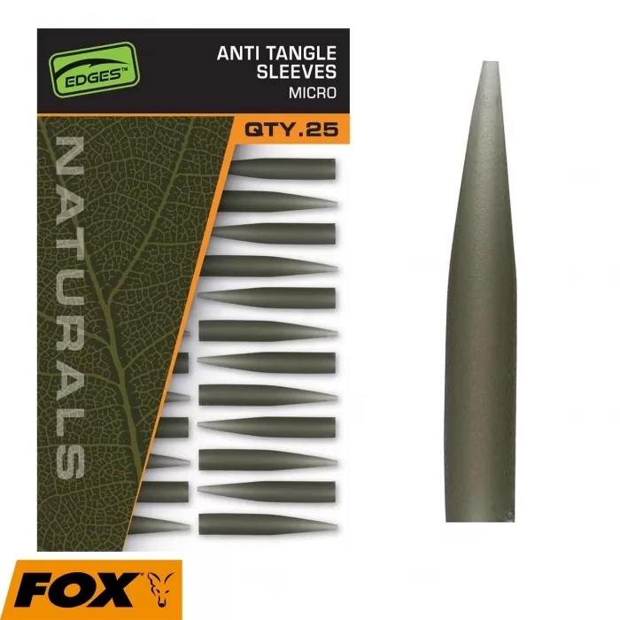 Протизакручувач Fox Edges Naturals Anti Tangle Sleeves 25шт	Micro