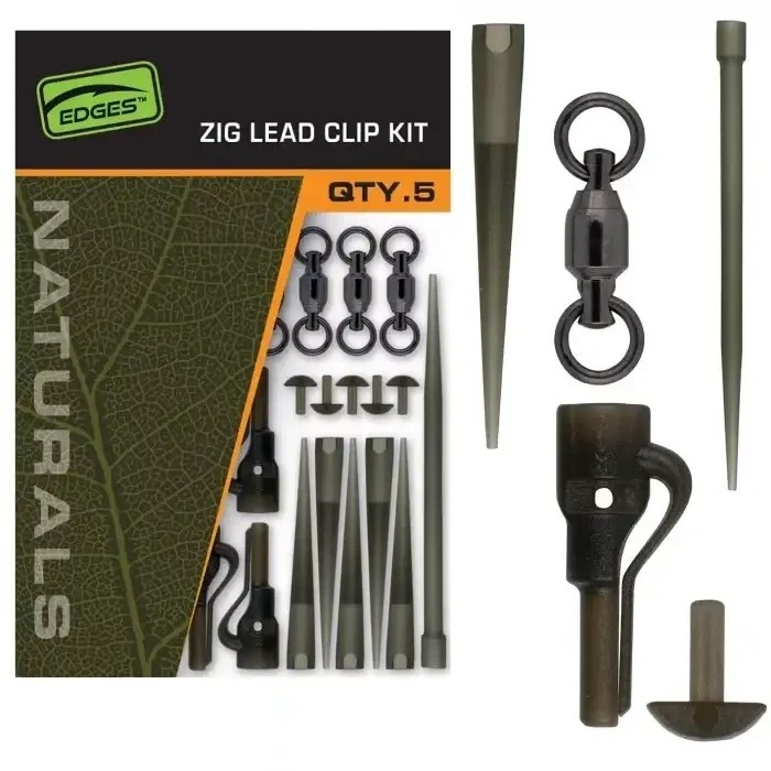 Безпечна кліпса для Зиг рига Fox Edges Naturals Zig Lead Clip Kit
