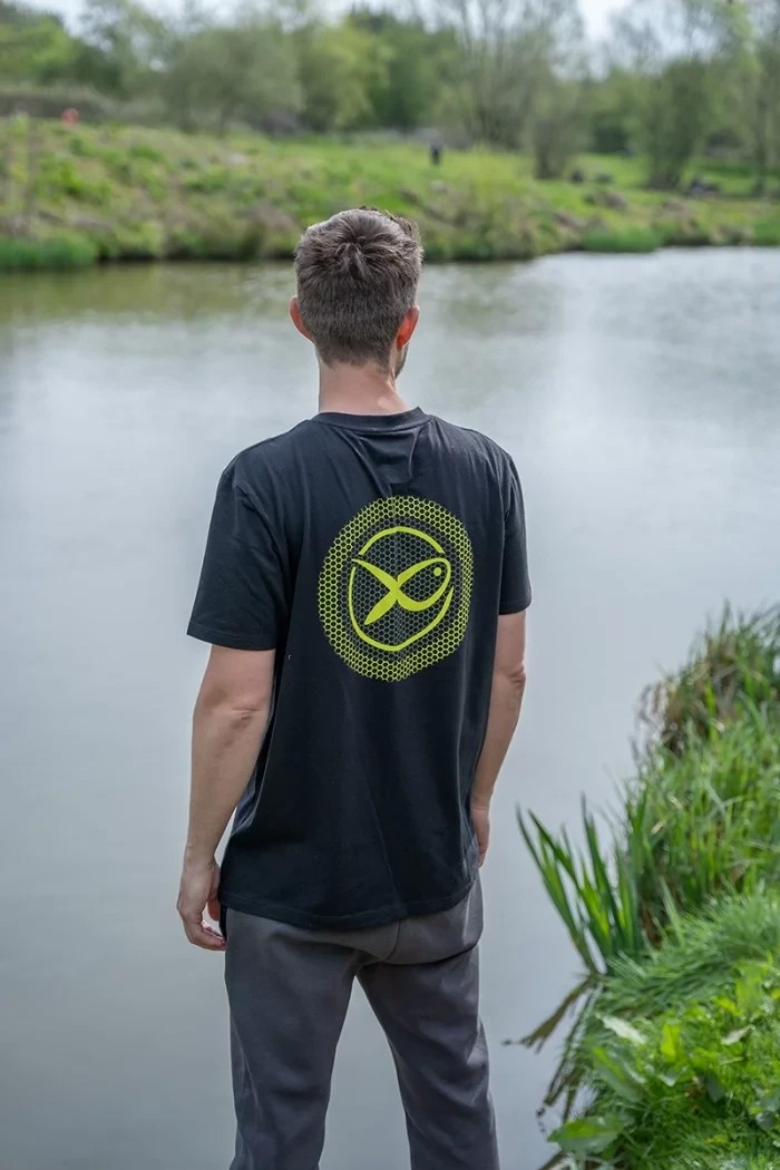 Футболка Matrix Large Logo T-Shirt Black / Lime