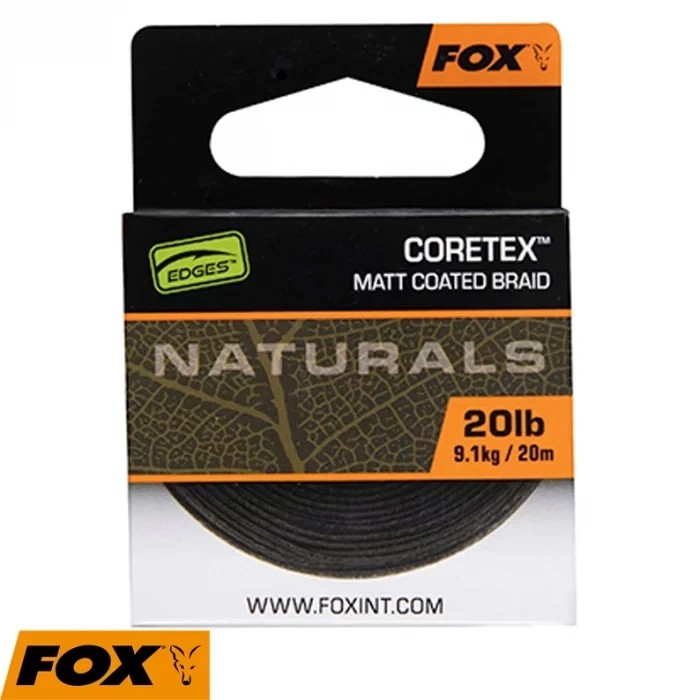 Повідцевий матеріал в оболонці Fox Naturals Coretex 35lb/15.8kg