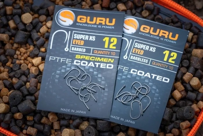 Гачки Guru Super XS Specimen PTFE Coated Eyed Barbed