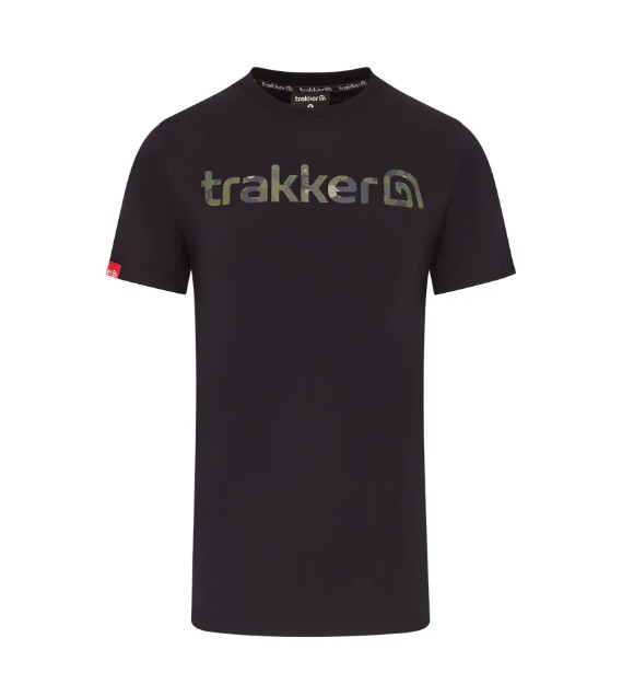 Футболка Trakker CR Logo T-Shirt Black Camo
