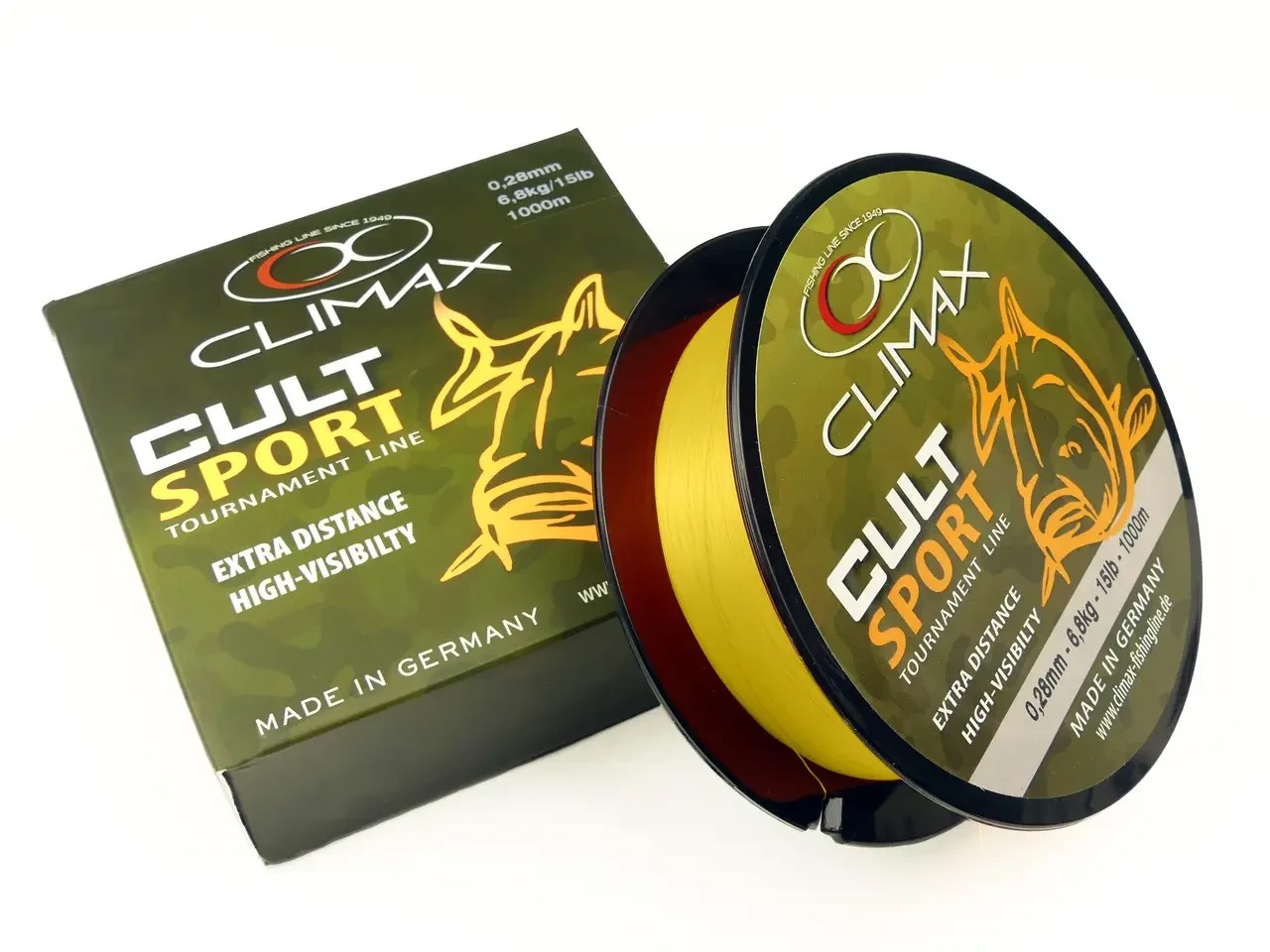Коропова волосінь Climax CULT Carp Sport grey 1000 м 0.20 мм