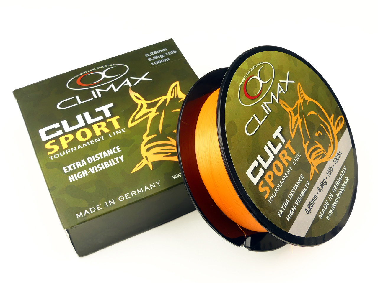 Волосінь Climax CULT Carp Sport Orange 1000 м
