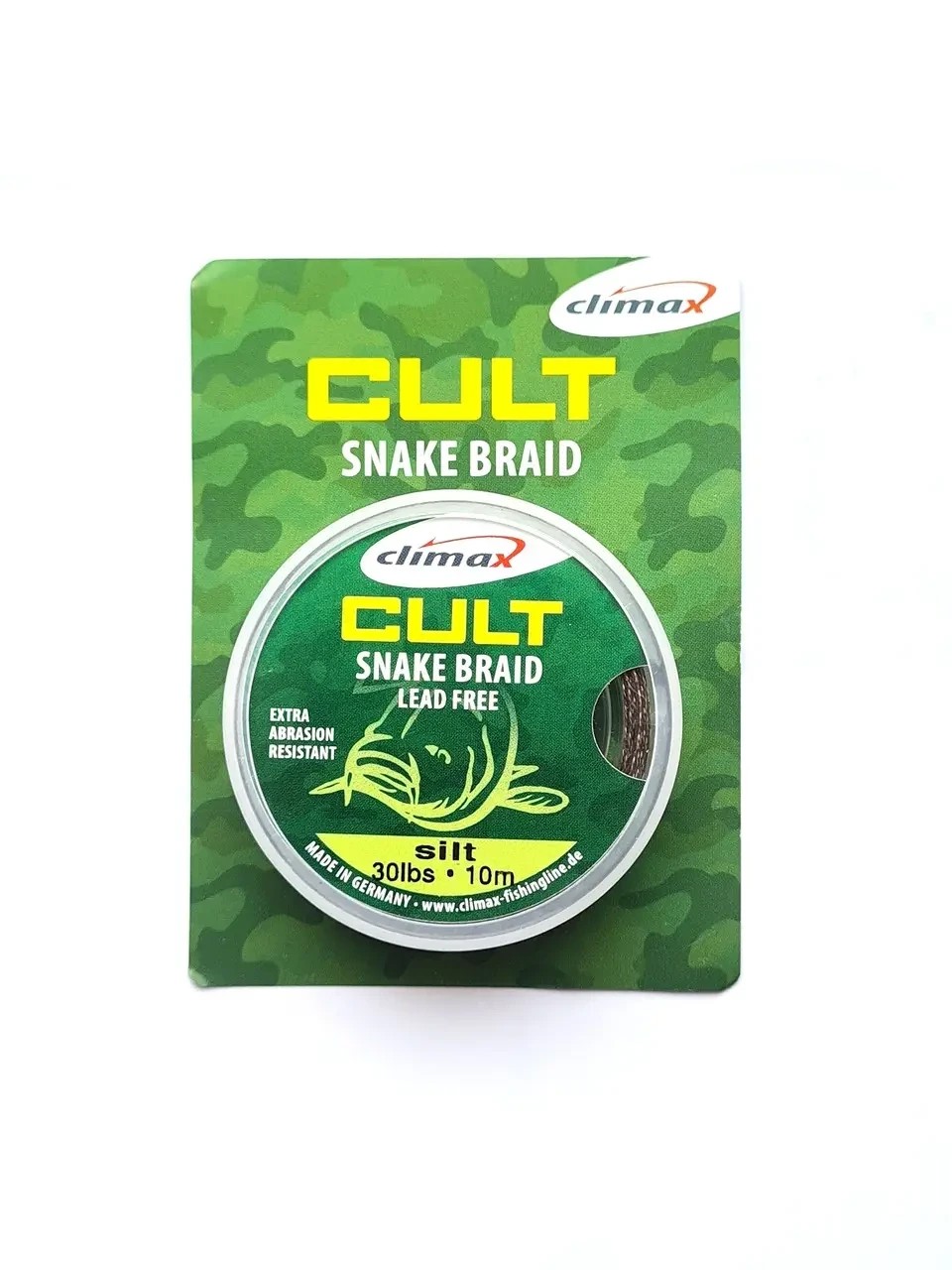 Лідкор без сердечника Climax Cult Snake Braid Leadcore  40lb 10 m Silt