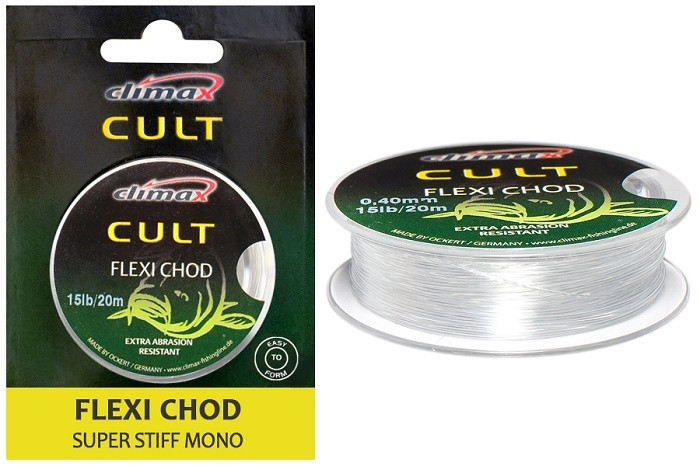 Повідковий матеріал Climax CULT Flexi Chod 0,40 mm 15 lbs, 20 m