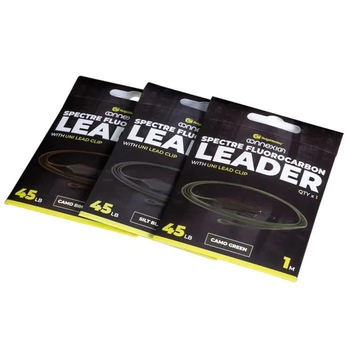 Готовий монтаж Ridge Monkey Spectre Fluorocarbon Uni Lead Clip Leader Camo Green