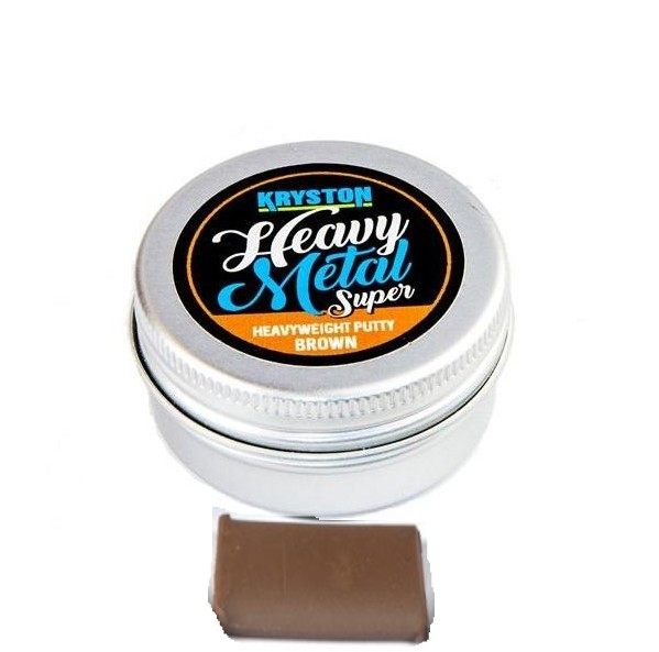 М'який свинець KRYSTON Heavy Metal Super Heavyweight Putty 20 g, brown