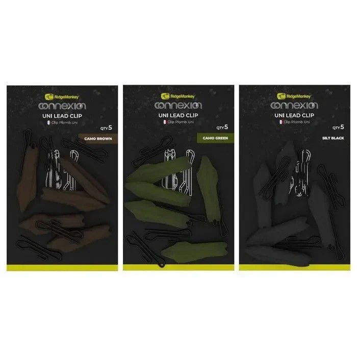 Безпечна кліпса для грузил Ridge Monkey Connexion Uni Lead Clip Black