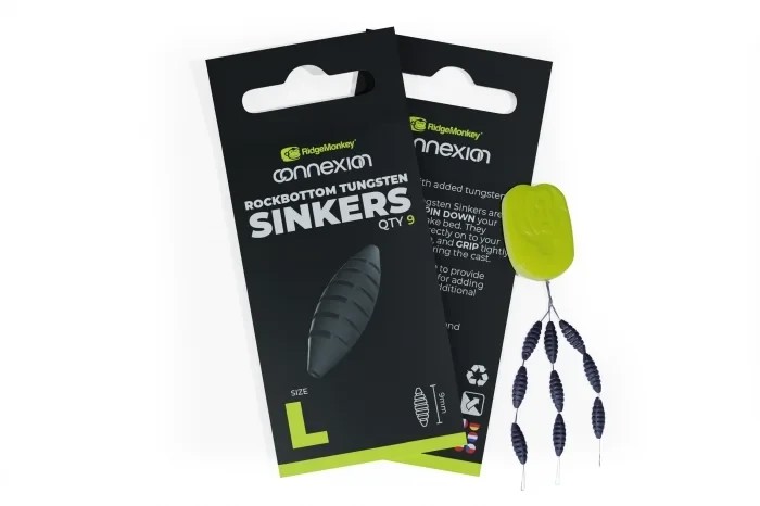 Стопор підвантажувальний Ridge Monkey Connexion Rock Bottom Tungsten Sinkers