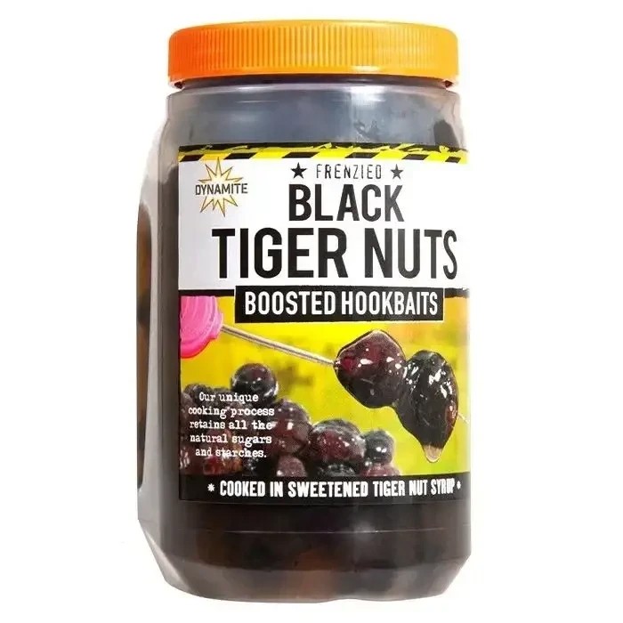Тигровий горіх чорний насадковий Dynamite Baits Frenzied Black Tiger Nuts 500ml