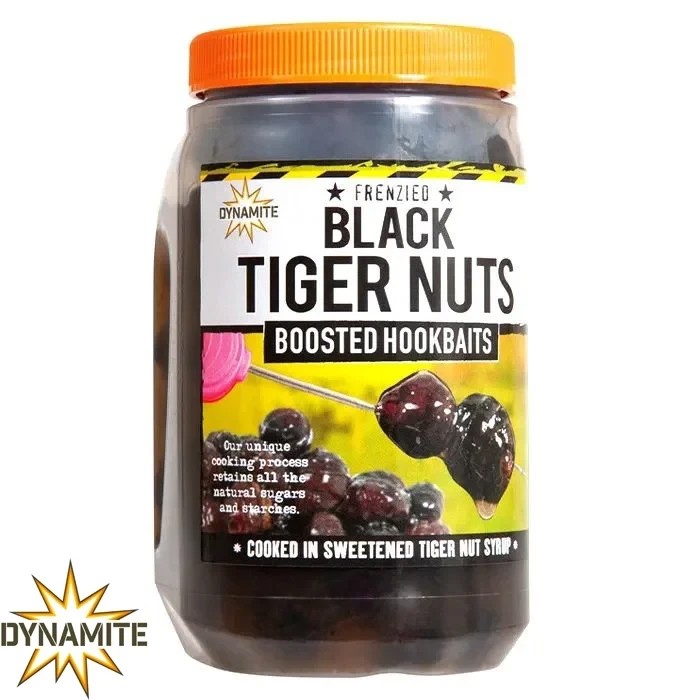 Тигровий горіх чорний насадковий Dynamite Baits Frenzied Black Tiger Nuts 500ml
