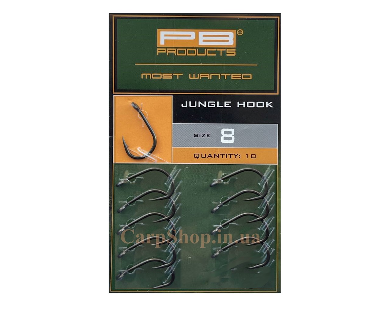 Гачки коропові, гачки PB Products Jungle Hook 8