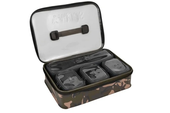 Сумка для аксесуарів із прозорим верхом Fox Aquos Camo Accessory Bag System