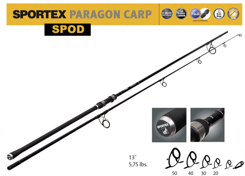 Сподове вудилище Sportex PARAGON SPOD 13" 5.75 LB
