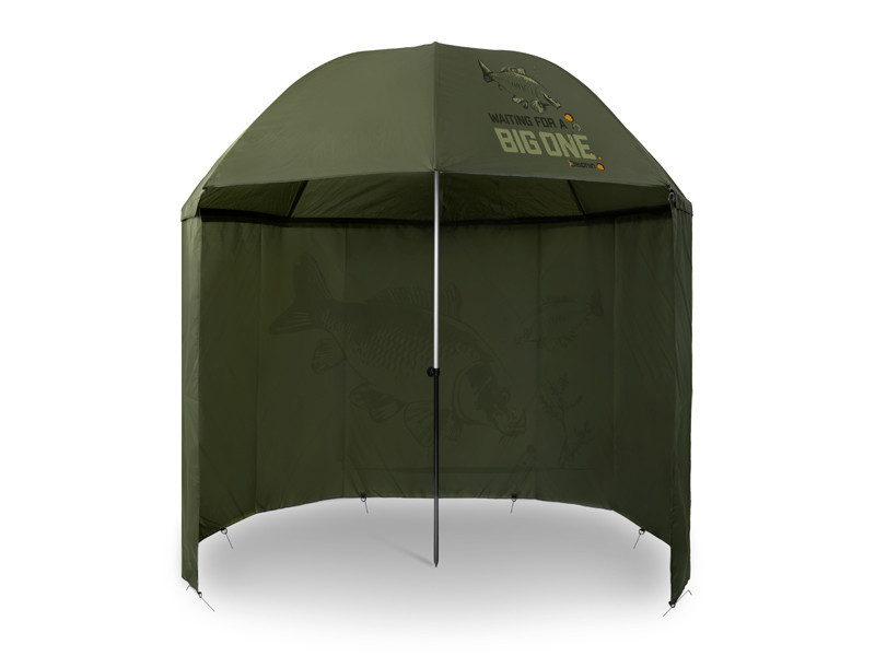 Парасолька для риболовлі з бортиками Delphin BigONE CARP