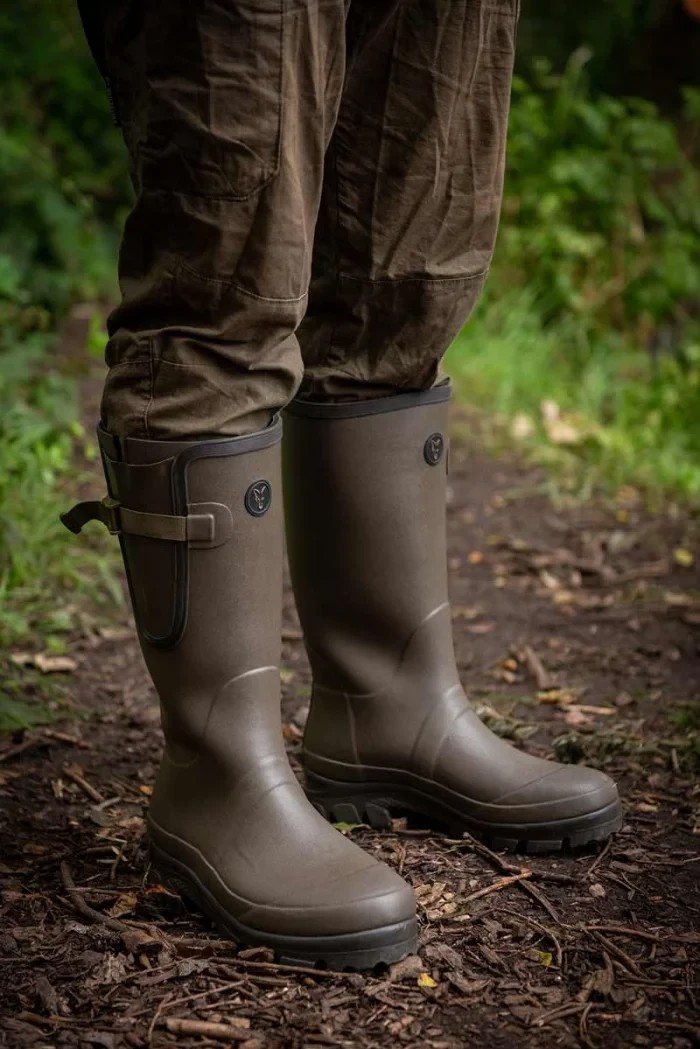 Чоботи неопренові Fox Neoprene lined Camo/Khaki Rubber Boot 45