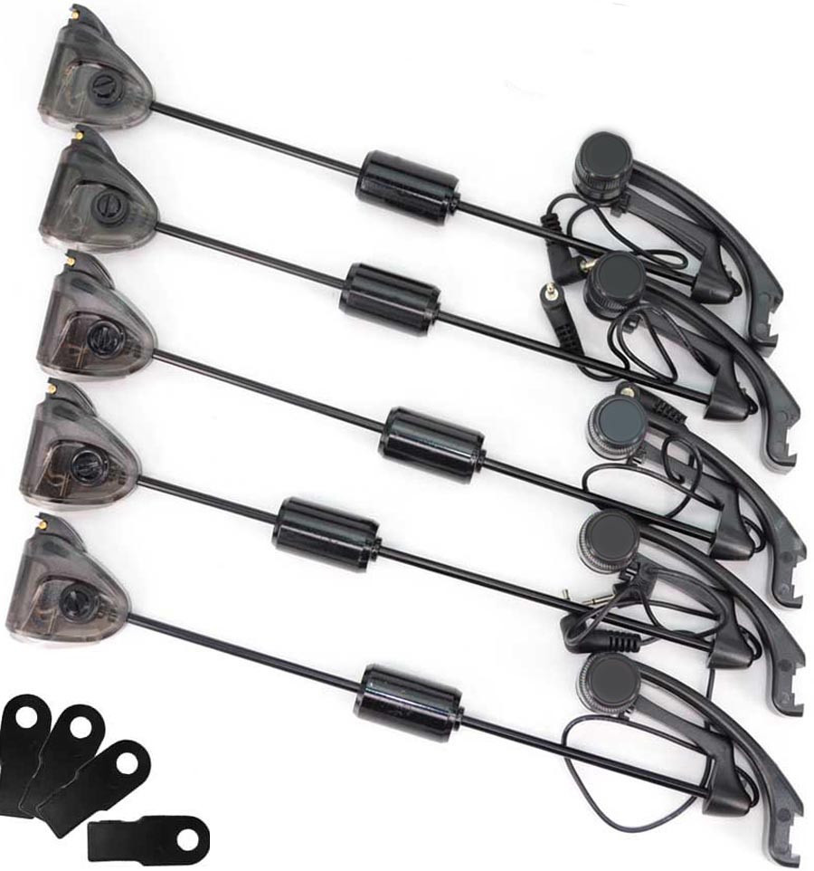 Механічні сигналізатори World4Carp SW20-4 black (WHITE led)