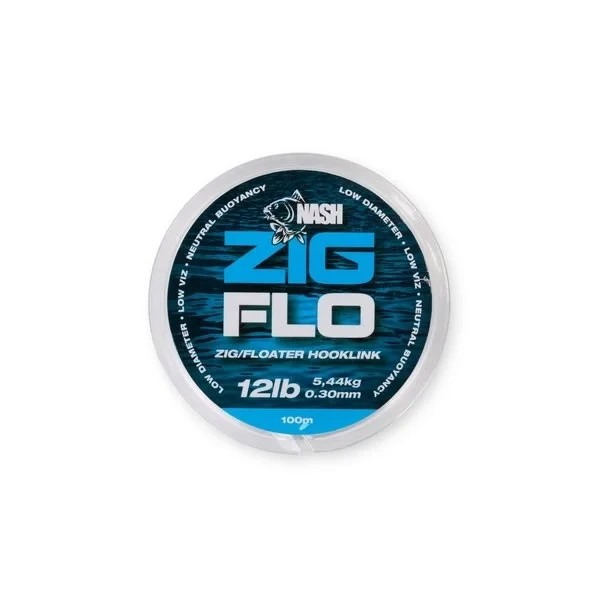 Поводочний матеріал для Зиг-Ріг Nash NXT ZIG FLO 12lb 100m