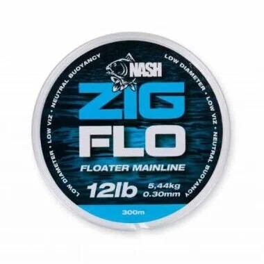 Поводочний матеріал для Зиг-Ріг Nash NXT ZIG FLO 12lb 100m