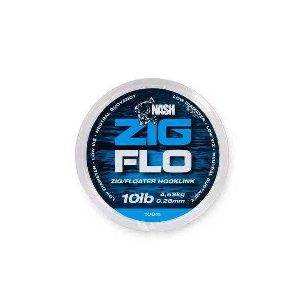 Поводочний матеріал для Зиг-Ріг Nash NXT ZIG FLO 10lb 100m