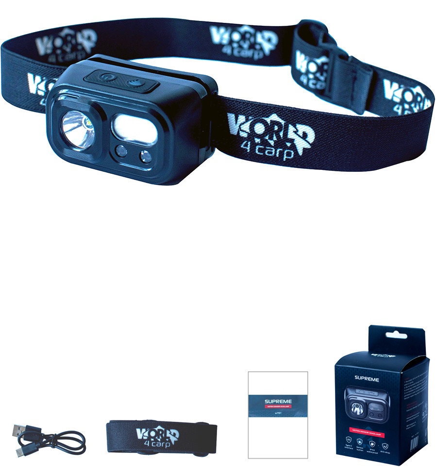 Ліхтар налобний World4Carp SUPREME headlamp