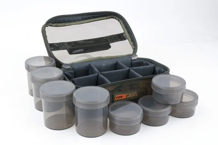 Кейс із баночками для діпування Fox Camolite Glug pot case 8 банок