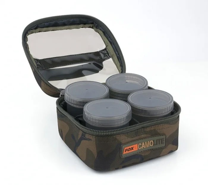 Кейс із баночками для діпування Fox Camolite Glug pot case 8 банок