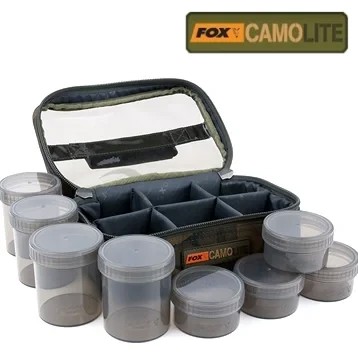 Кейс із баночками для діпування Fox Camolite Glug pot case 8 банок