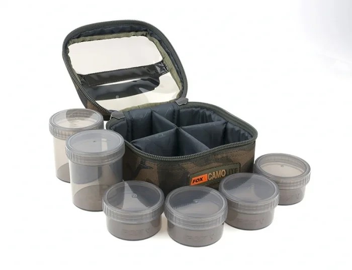 Кейс із баночками для діпування Fox Camolite Glug pot case 8 банок