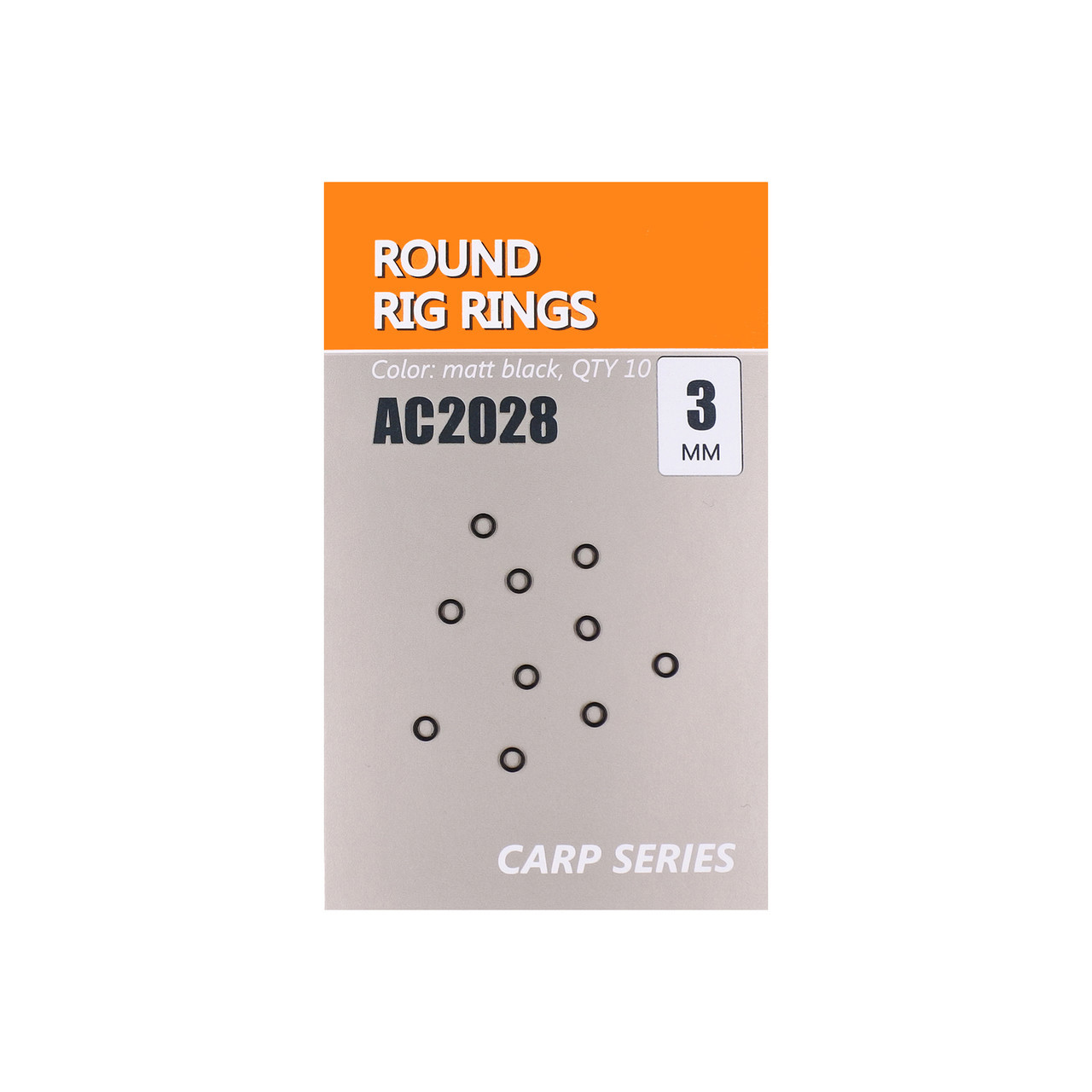 Гачкові кілечка Orange Round rig rings 3.1 мм 10 шт