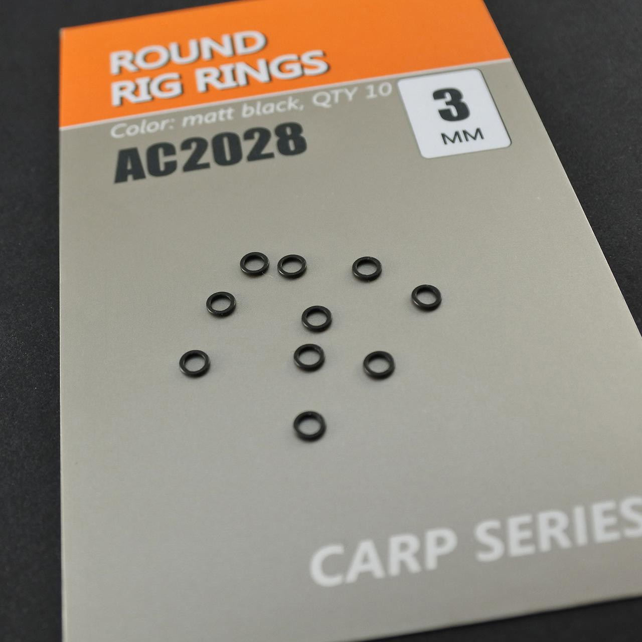 Гачкові кілечка Orange Round rig rings 3.1 мм 10 шт