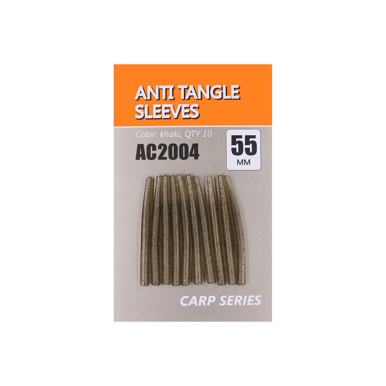 Хвостовик до швидкознімного вертлюга Orange Anti tangle sleeves 55мм 10 шт