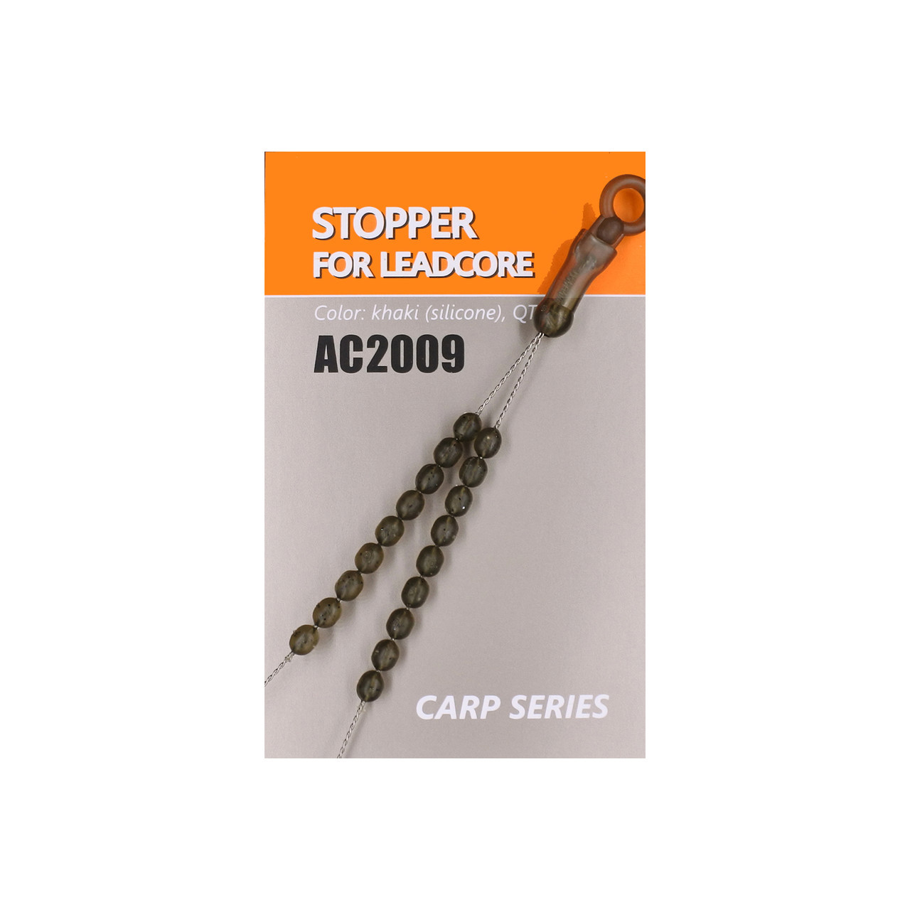 Бусинка стопор для лідкора Orange Stopper(for leadcore) 18 шт