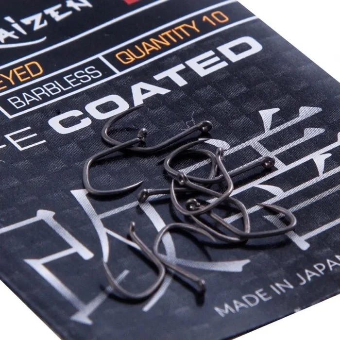 Гачки безбороді GURU Kaizen Eyed hook Barbless №10