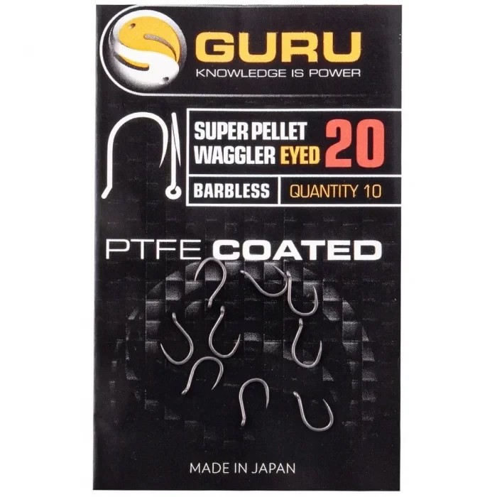 Гачки безбороді Guru Super Pellet Waggler Hook Barbless 14