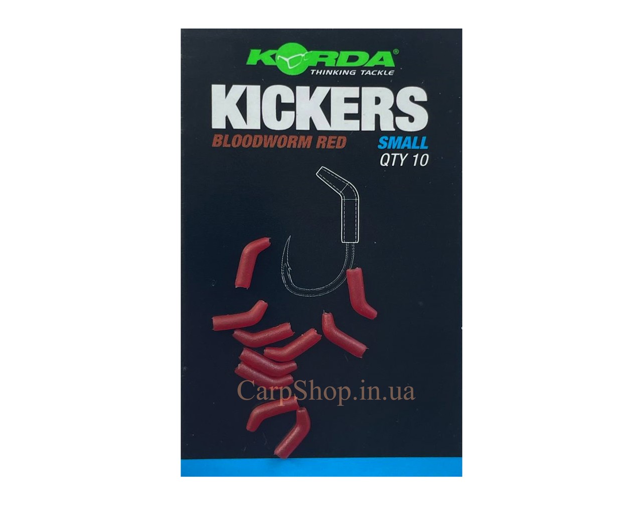 Лентяйка Korda Kickers Bloodworm Red Small