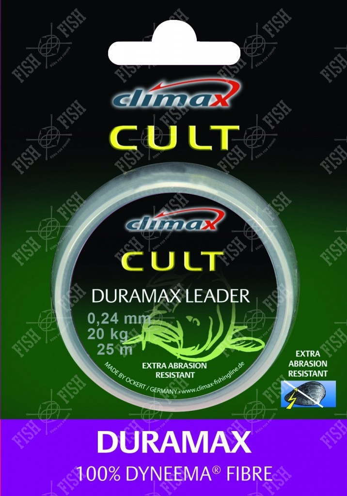 Шок-лідер Climax CULT Duramax Leader Red-Brown 0,35 mm 20 m