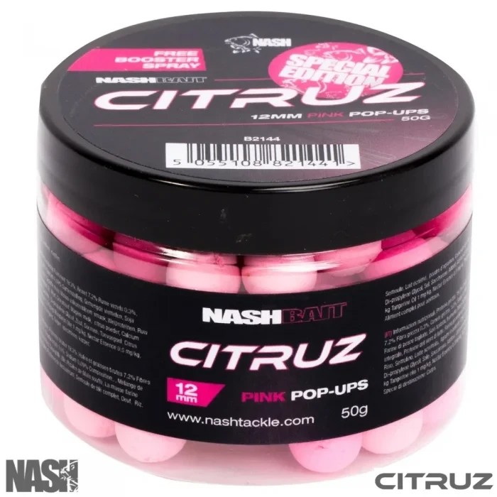 Поп-ап Nash Citruz Pop Ups  Pink 12mm 75gr