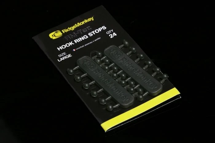 Стопори гачкові Ridge Monkey RM-Tec Hook Ring Stops Large 24 шт