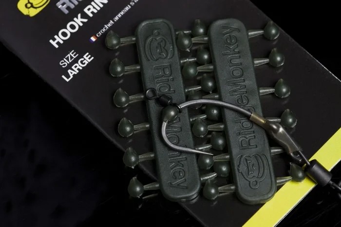 Стопори гачкові Ridge Monkey RM-Tec Hook Ring Stops Large 24 шт