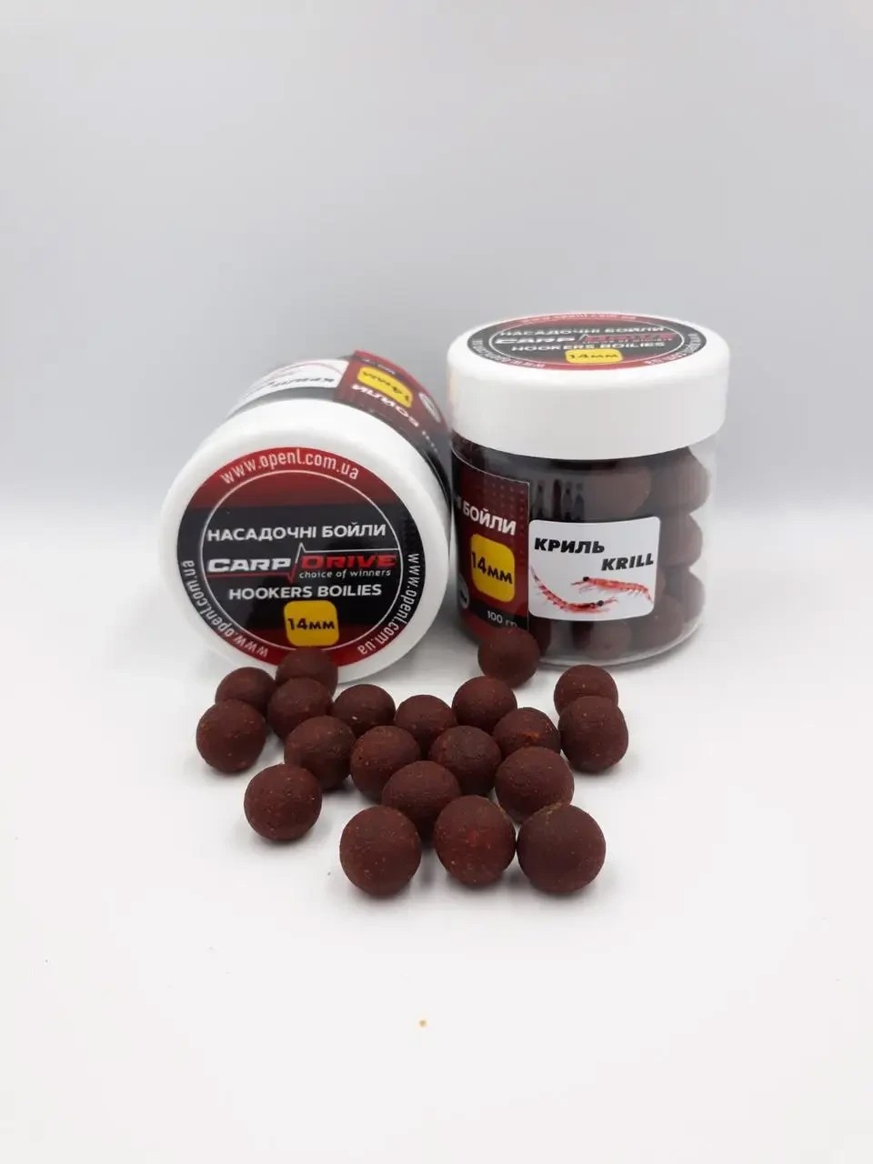 Насадкові бойли Carp Drive Krill 14мм 100г