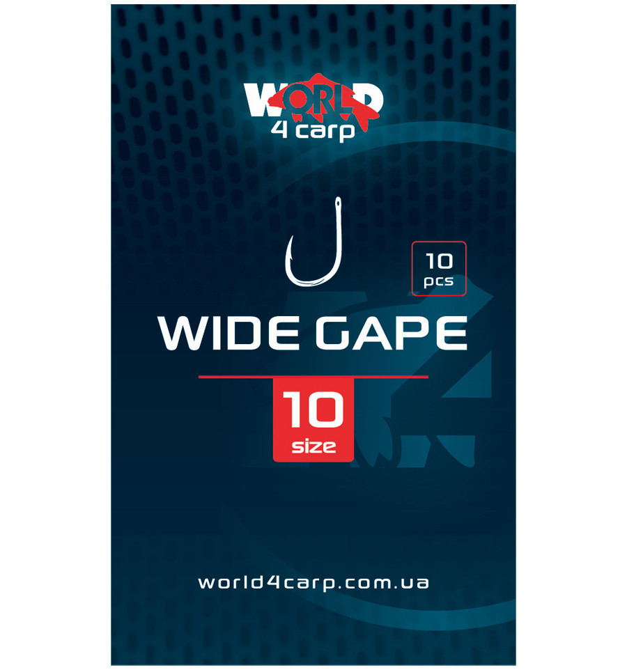 Короповий гачок World4Carp WIDE GAPE