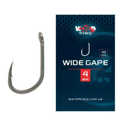 Короповий гачок World4Carp WIDE GAPE