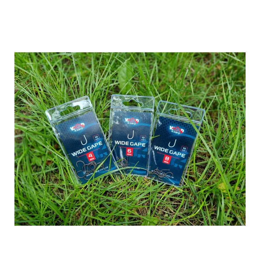 Карповий гачок World4Carp WIDE GAPE